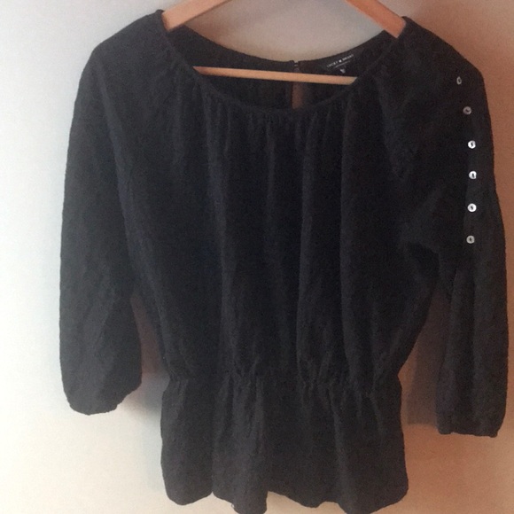 Lucky Brand Peasant Top - Picture 2 of 4